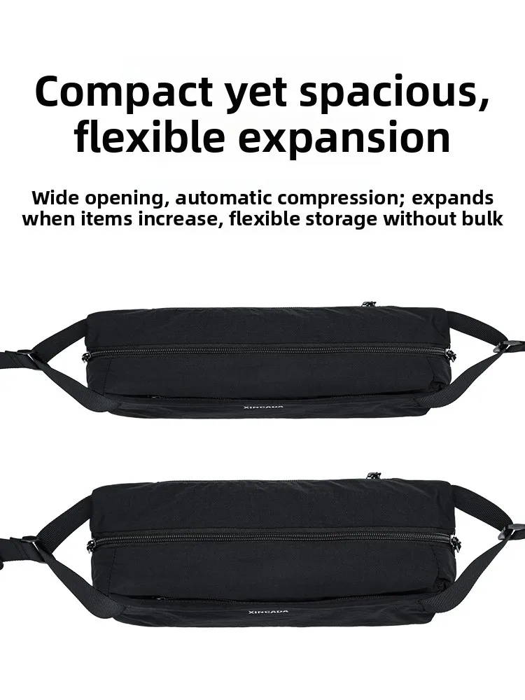 

Men's Casual Sports Fanny Pa Large Capaci Mobile Phone Bag Single oulder Bag Outdoor Leisure Crossbody Bag Fitn