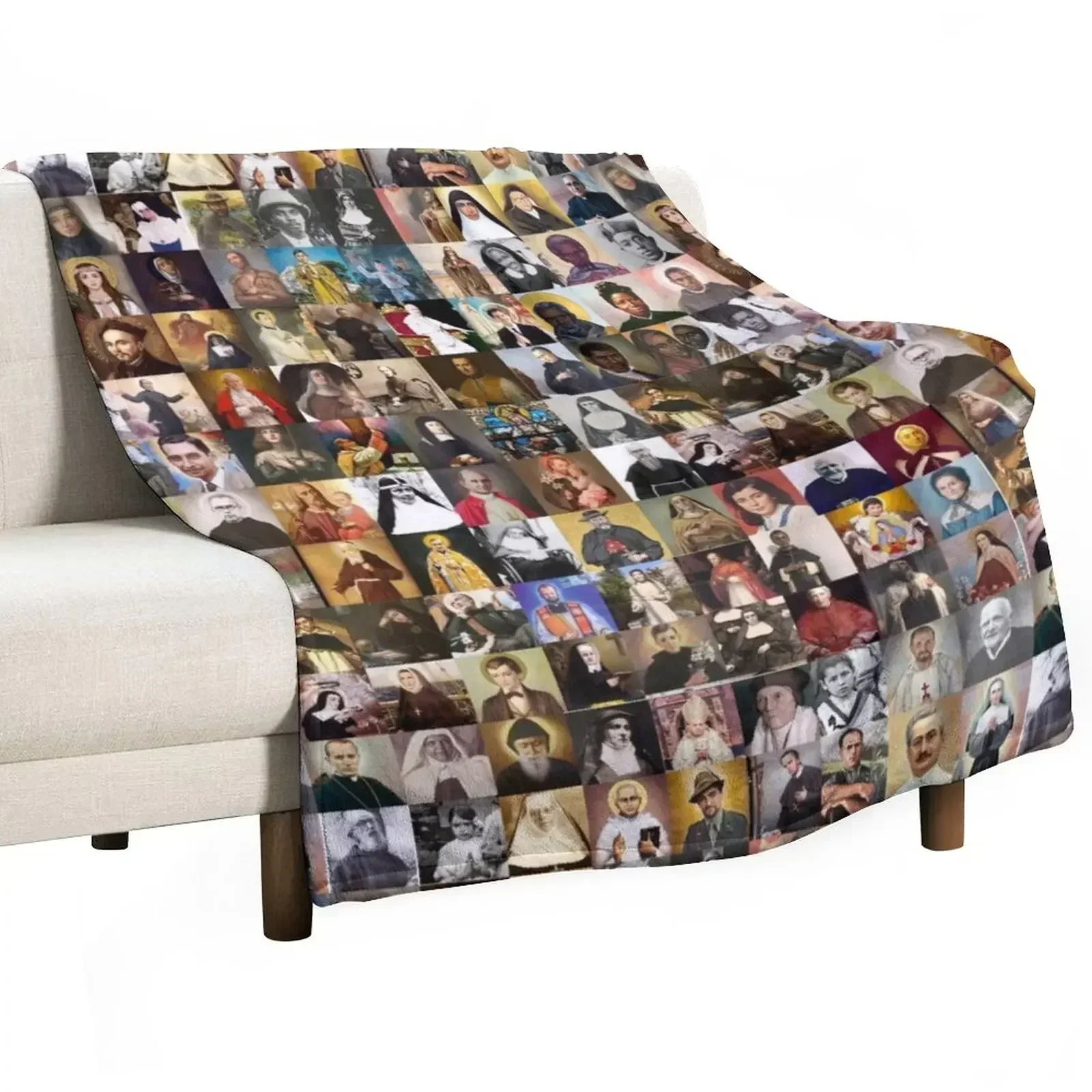 

Saints, All saints, Catholic Saints, Tutti i Santi Throw Blanket Personalized Gift Travel Decoratives Tourist Blankets