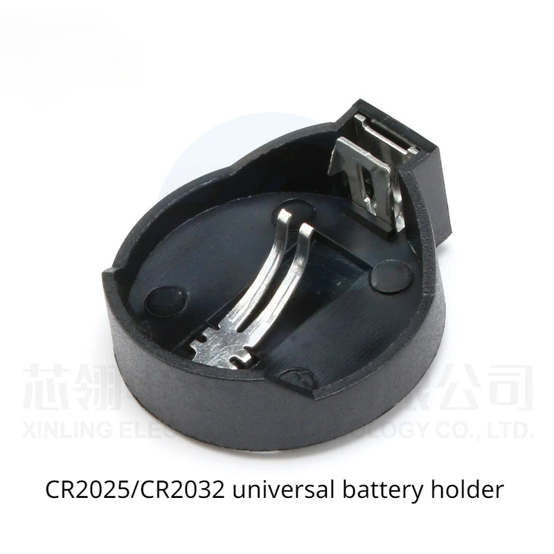 10pcs/lot CR2025/CR2032 universal battery holder 3V button battery holder