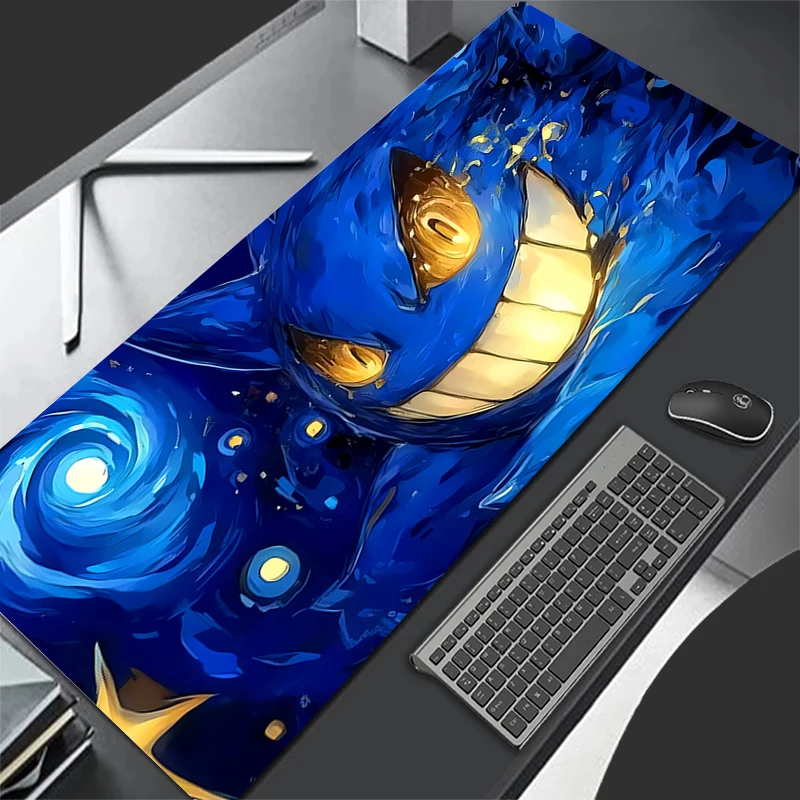

XXL Mouse Pad Anime Gamer Computer Mousepad Gaming Accessories Tablet Varmilo Keyboard LOL G-gengar Mausepad boys girls gifts