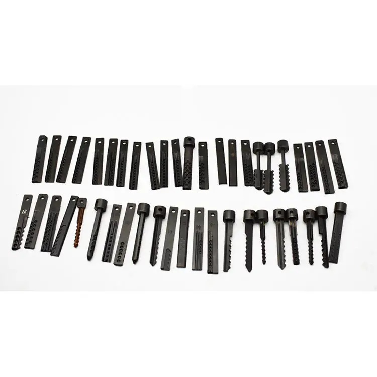 هدية قفل التدريب مجموعة لوازم عالية الجودة الصلب 45 قطعة قفل اختيار مجموعة أدوات الأقفال قفل كهربائي قطف أداة #6