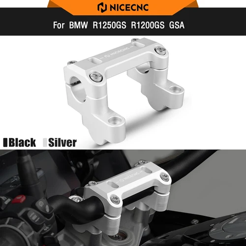 Para BMW R1250GS R1200GS GSA elevador de manillar 45MM R 1250 GS R1250GS Adventure 2019-2023 R 1200 GS R1200GS Adventure 2014-2018