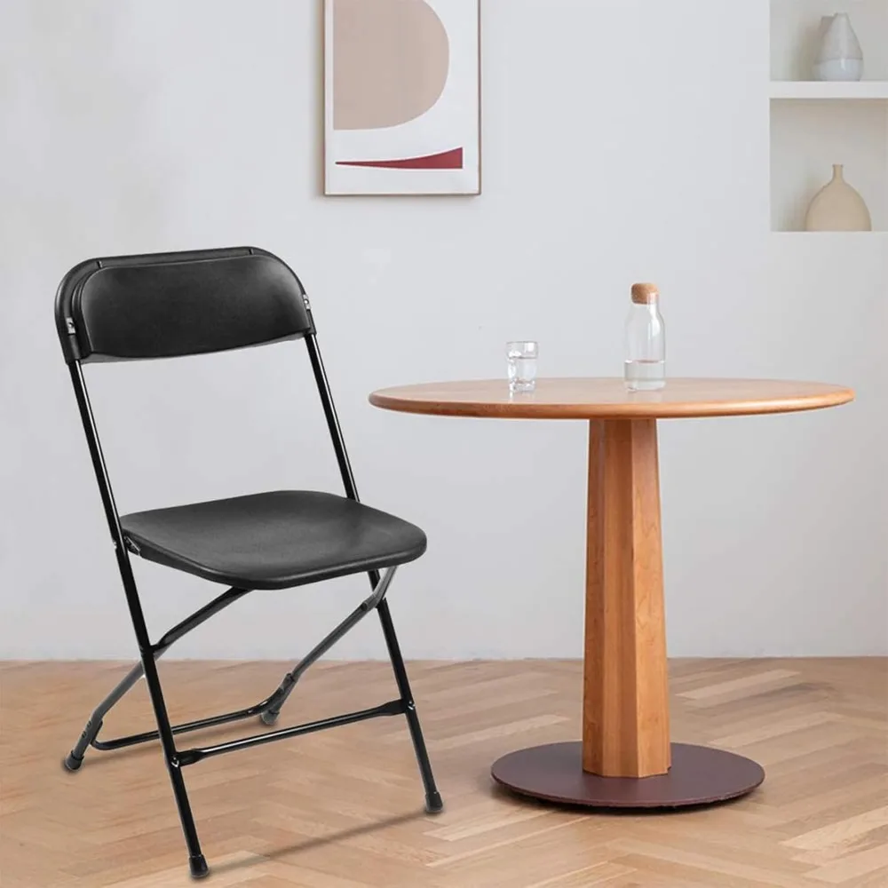 

Folding Chair,Comfortable Event Chair with Back,Portable Stackable Commercial Seat for Indoor and Outdoor,Office,Wedding,Party