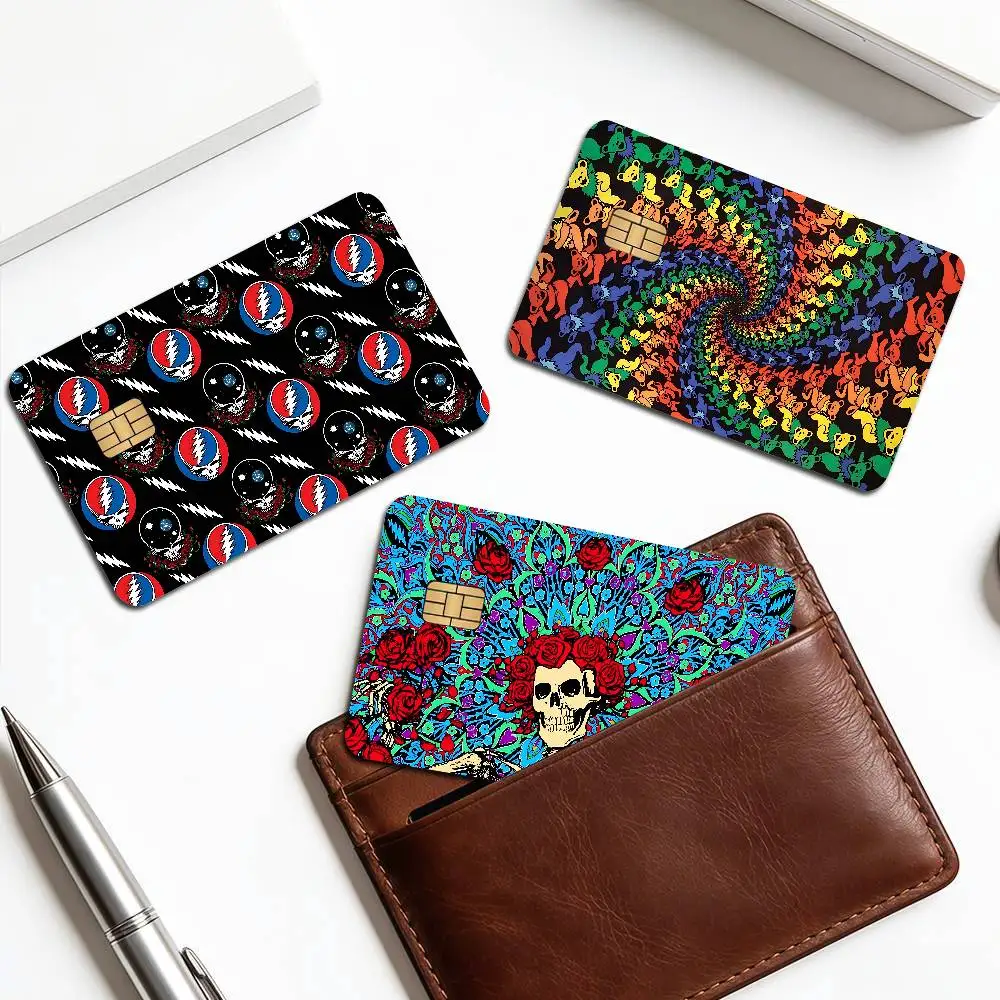 G-Grateful D-Dead Anmie Sticker Film Skin Cover for Credit Card Debit Bank Card Front