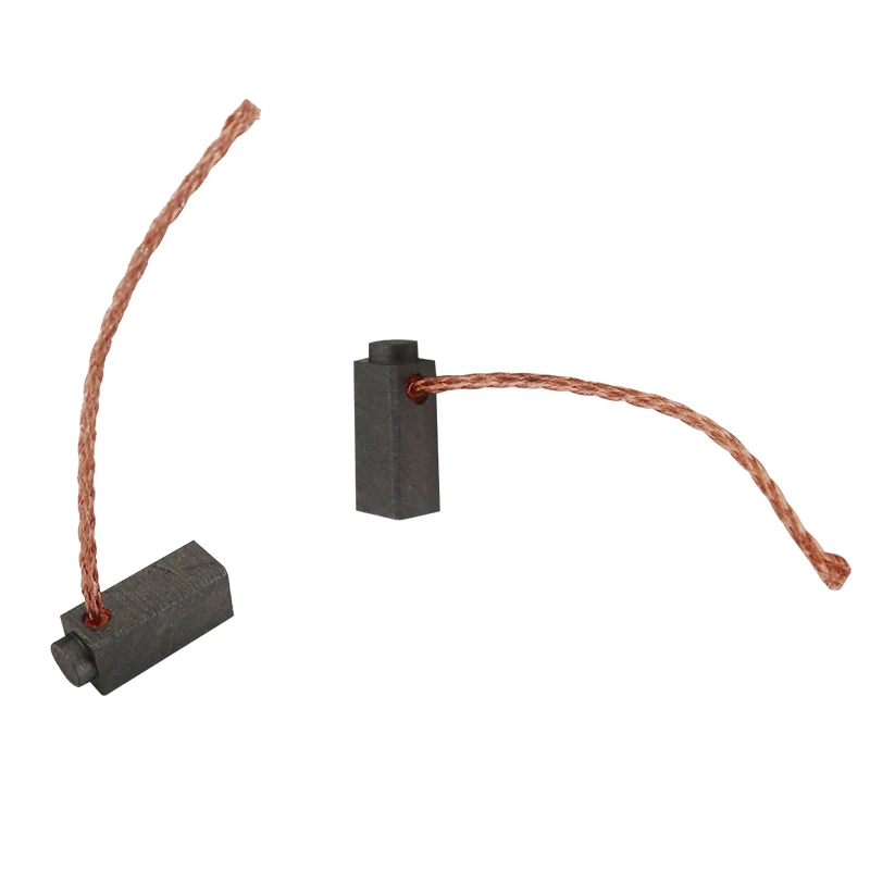 10 pz/4 pz auto Bus camion tergicristallo 5x6x14mm DC motore spazzola di carbone adatto per motore porta Garage 24V con spazzola di grafite di rame