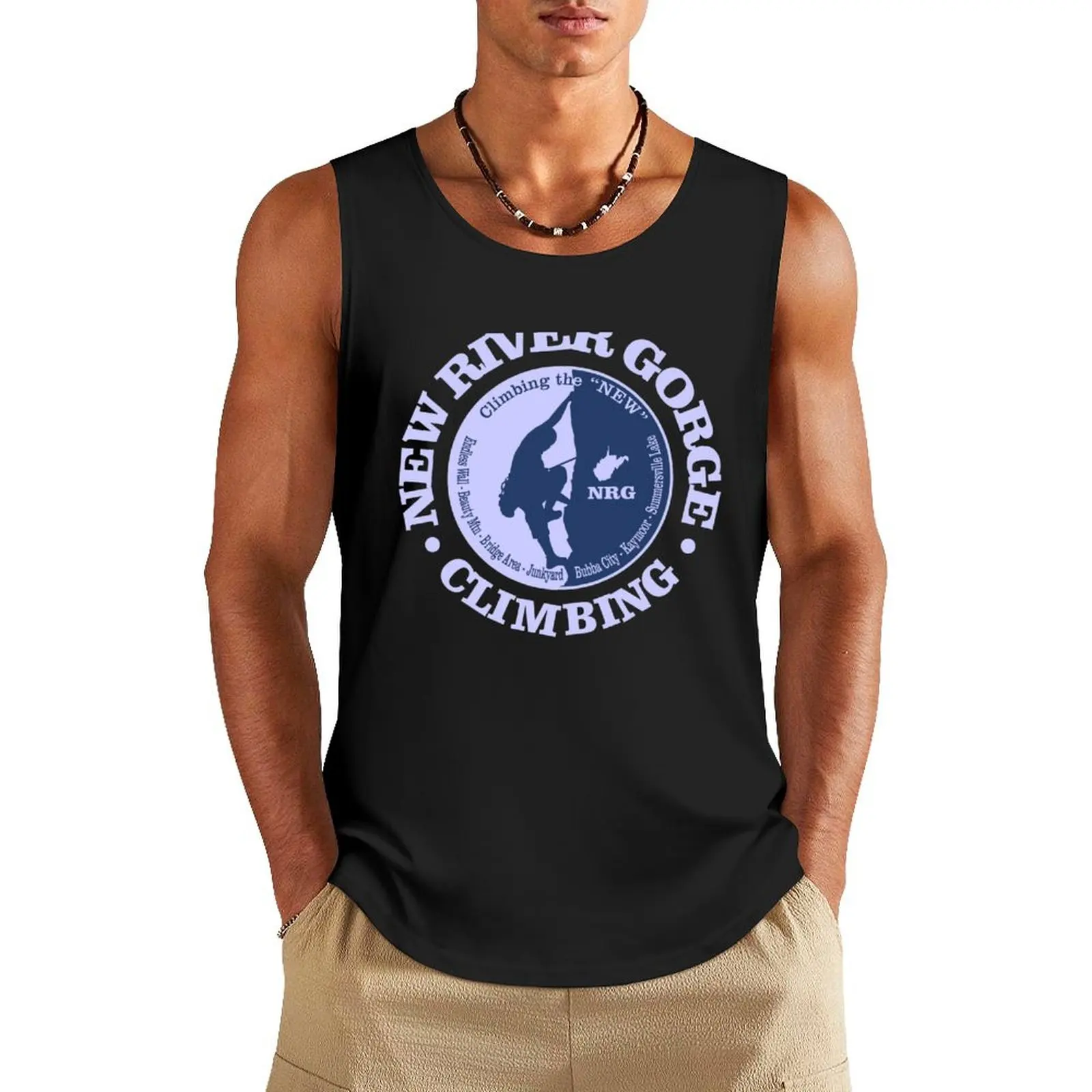 New River Gorge (CLB) Tank Top Men's summer vest t shirts singlet for men Vest