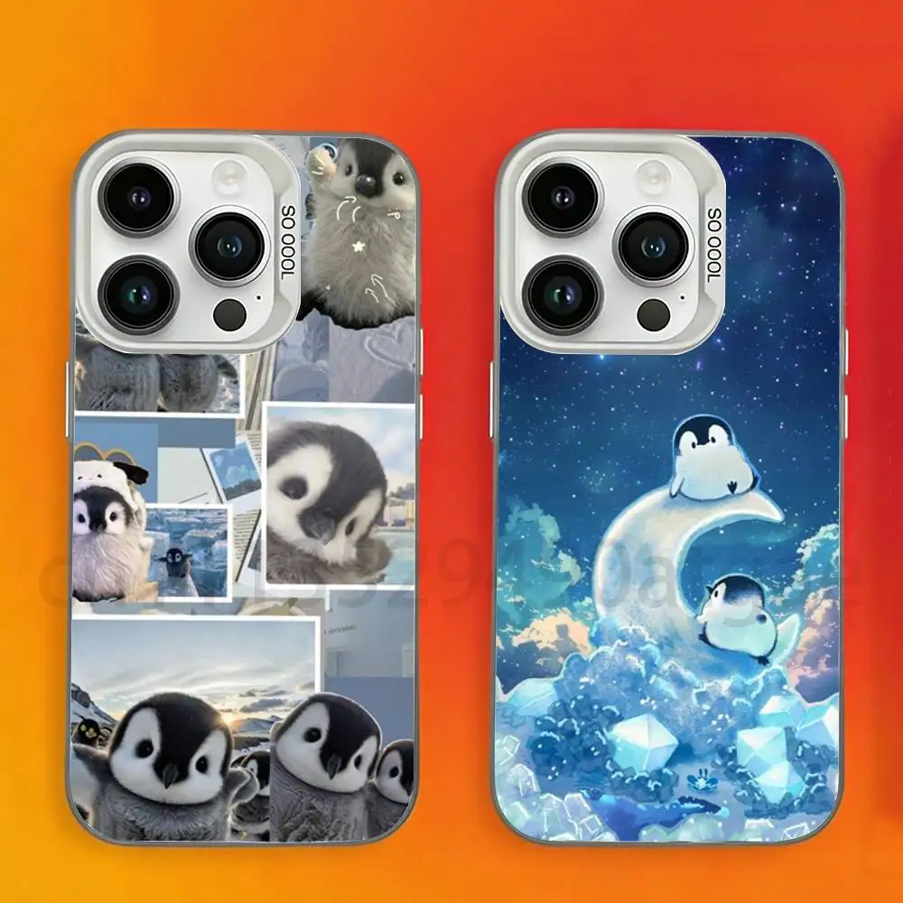 Pinguin Cute Phone Case For iPhone 17,16,15,14,13,12,11,Pro,Max,Plus,Mini, Matte Shockproof Case