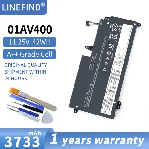 01AV400 Laptop Battery For Lenovo 01AV401 01AV402 01AV435 01AV436 01AV437 ThinkPad S2 Gen 13 Chromebook Series SB10K97593