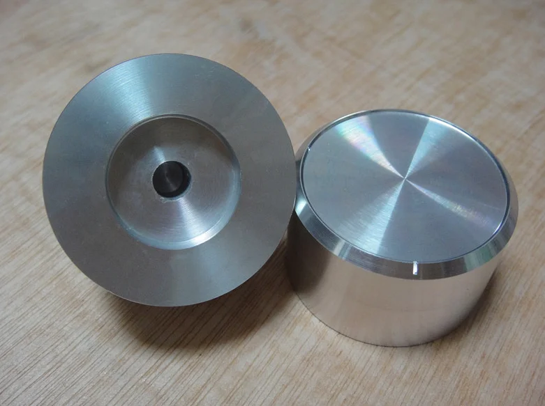 1 個直径 38 ミリメートル高さ 22 ミリメートルアルミ合金固体ノブボリュームポテンショメータノブハイファイオーディオアンプノブ