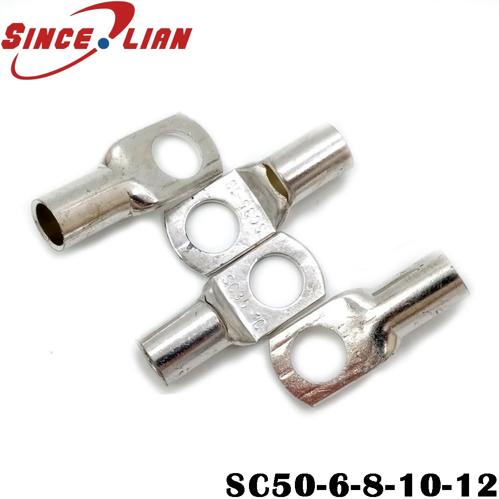 

SC50-8/10/12 Wire Nose View Nose Copper Nose Line Ear Battery Terminals Copper Nose Wire Connector