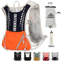 Running Hydrating Vest Backpack Cycling Hydrating Backpack Hiking Marathon Hydrating With 1.5L Water Bag 500ml Water Bottle
