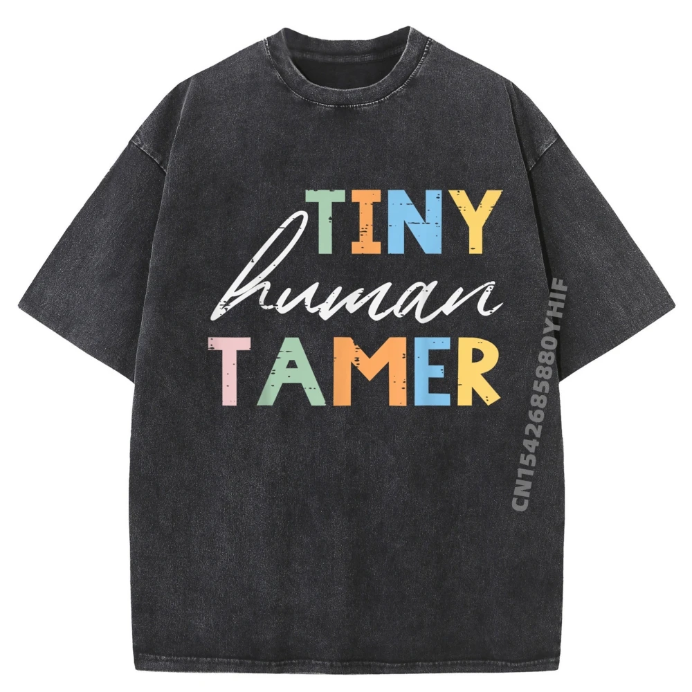 

Дошкольный учитель, крошечный человеческий узор, милая женская забавная рубашка для детского сада, оригинальные мужские потертые футболки, повседневная одежда