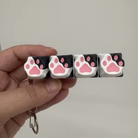 Porte-clés griffe de chat, pendentif pour sac à dos de téléphone portable, accessoires de bureau, outils de décompression du bout des doigts pour le bureau 6