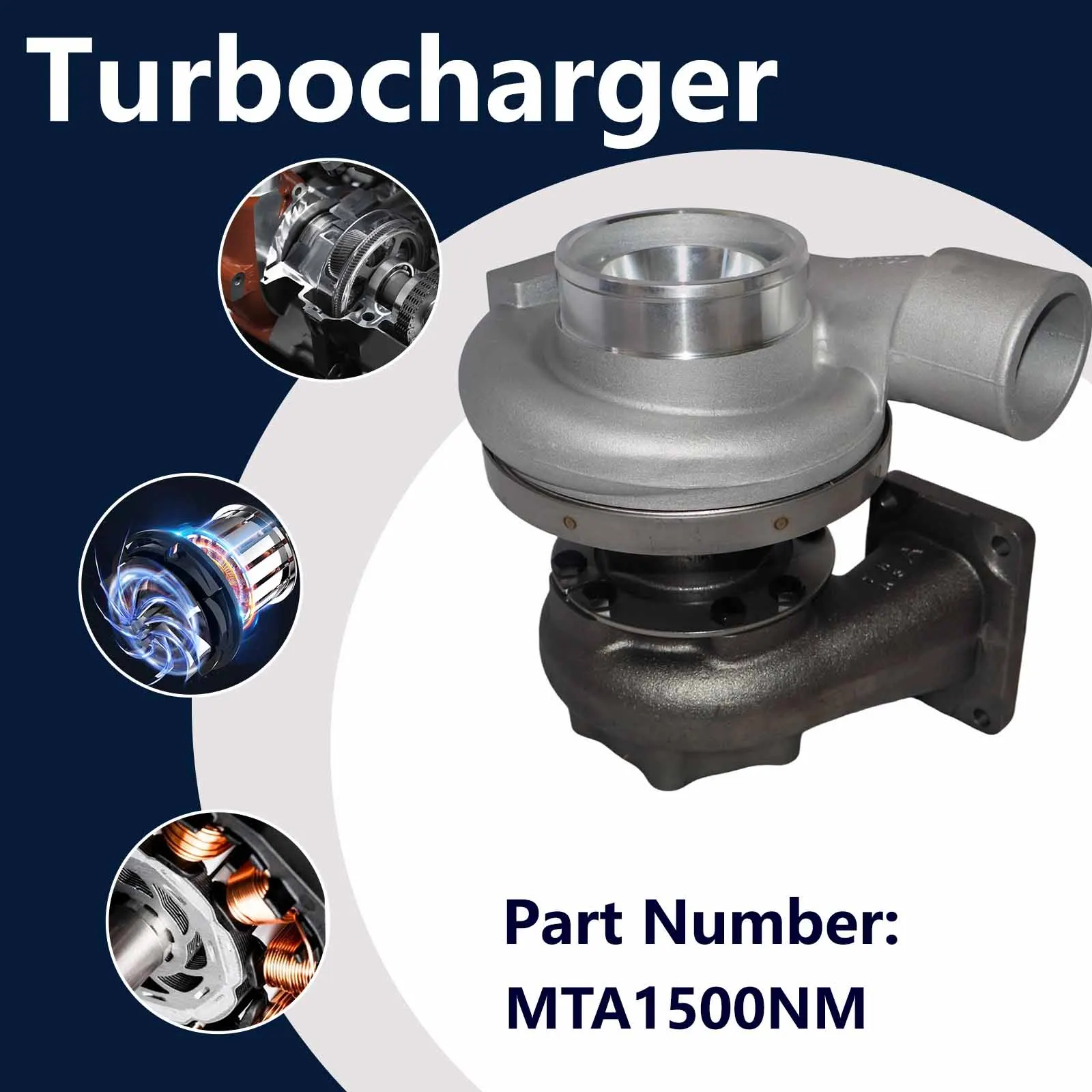 Turbocharger 6506215021 For KOMATSU Wheel Loaders Excavators WA450 WA450-6 WA470-6 WA480-6 D85PX-15E0 D85EX-15E0 SAA6D125E