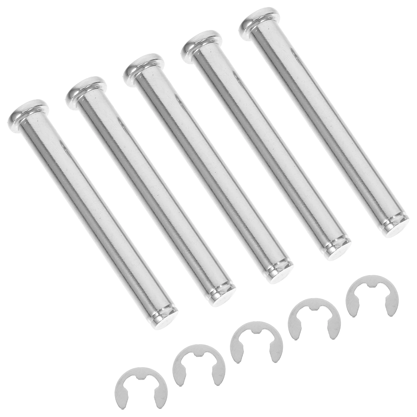 

5pcs Shelf Latches Locating Pin Heavy Duty Stainless Steel Pallet Rack Drop Pins Safety Clips Universal Racking Hooks Flat Head