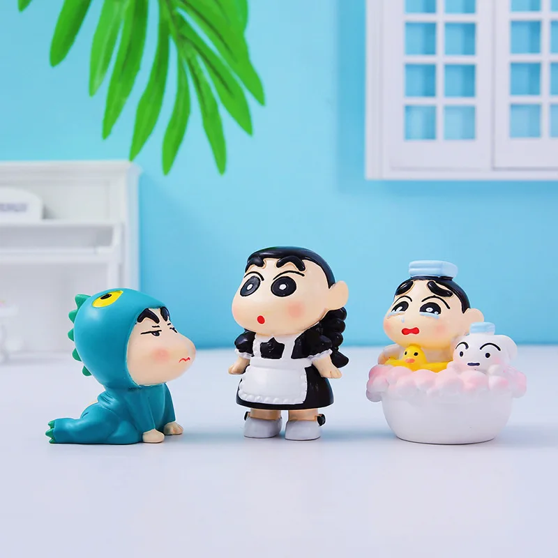 Cute And Playful Little Crayon Shin-Chan Joyful Carnival Blind Box Figures Animated Peripheral Dolls Mystery Box Toy Gift