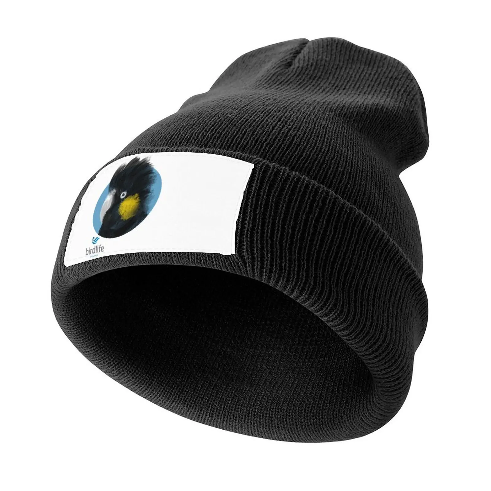 Black Cockatoo Birdlife Shoalhaven Knitted Cap Big Size Hat Gentleman Hat Snap Back Hat Streetwear Hats Man Women's