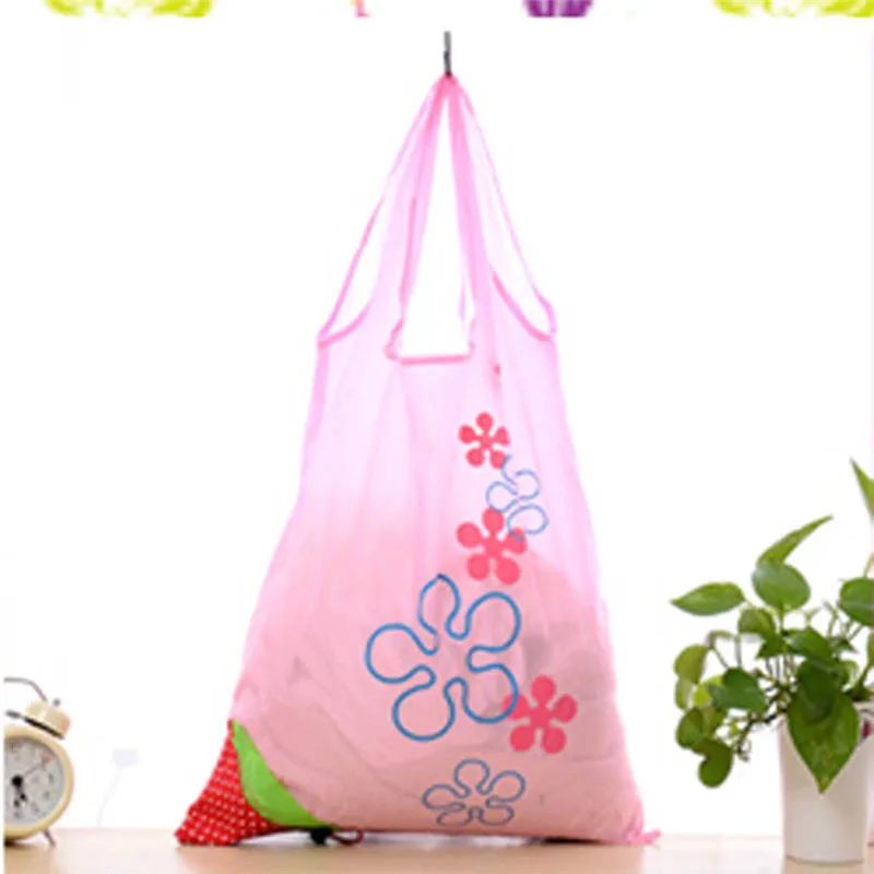 Reusable Foldable Shopping Bag Eco Animal Tote Handbag Fold Away Ladies Clip