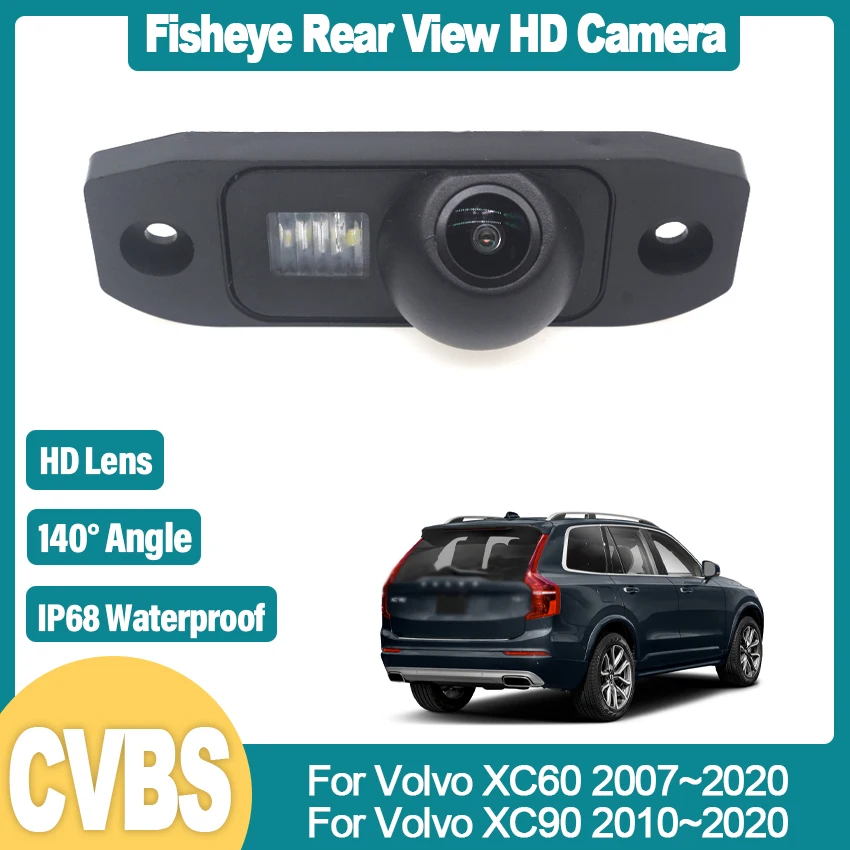 

Car Backup Rear View Camera For Volvo XC60 2007~2020 XC90 2010~2020 HD Night Vision Car Reverse Parking Camera high quality RCA