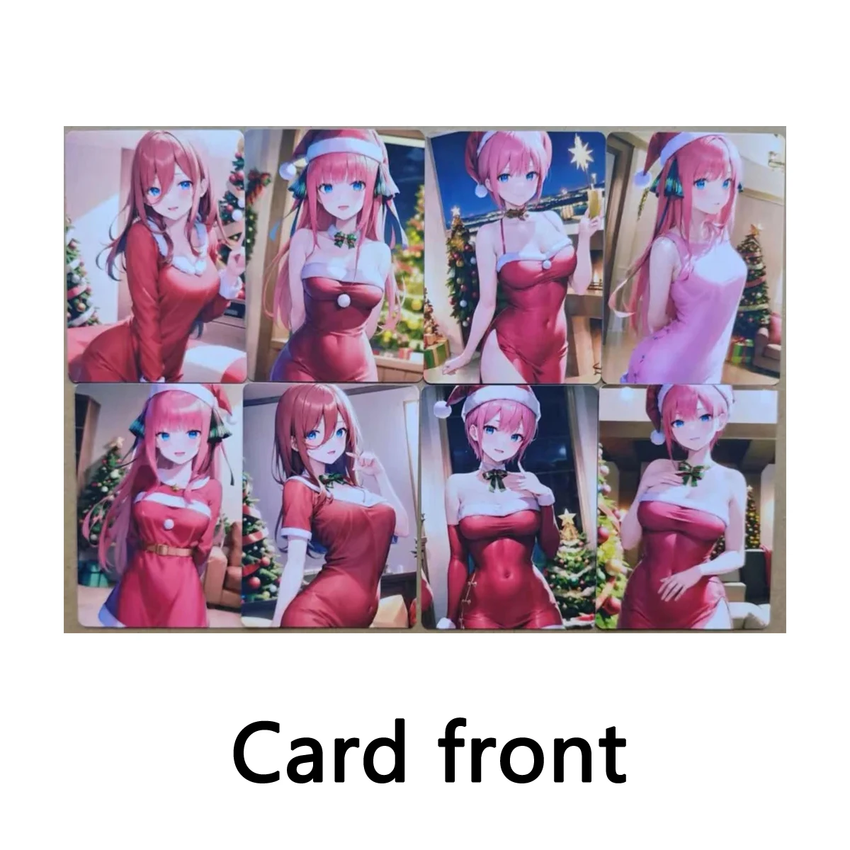 8PCS Sexy Cards The Quintessential Quintuplets Adult NSFW Cards Double Sided Mosaic-free Animation Collection Card 18+