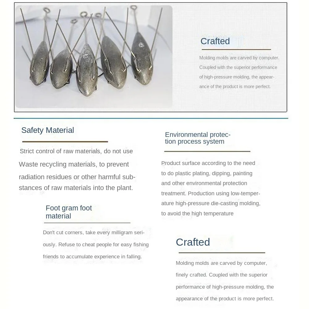 Hot Luminous Fishing Sinker Fall Hook Connector Brass Sinker Weight Split Additional Weight Sea Fishing Sinker Sea Fishing