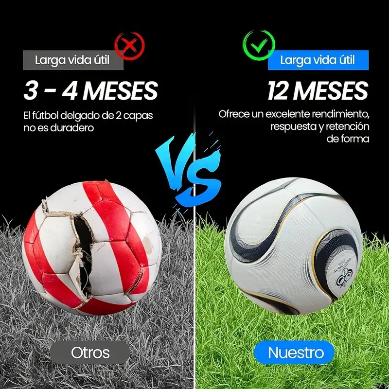 كرة قدم عالية الجودة لعام 2006 مقاس رسمي 5 مادة PU ملابس سلسة مقاومة للتآكل تدريب كرة القدم فوتبول بولا