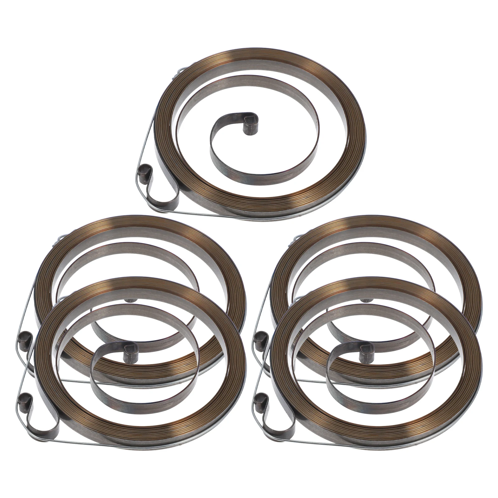 

5pcs Chainsaw Starter Coil Spring Steel Replacement Tension Hardware Mechanism Smooth Operation Compatibility
