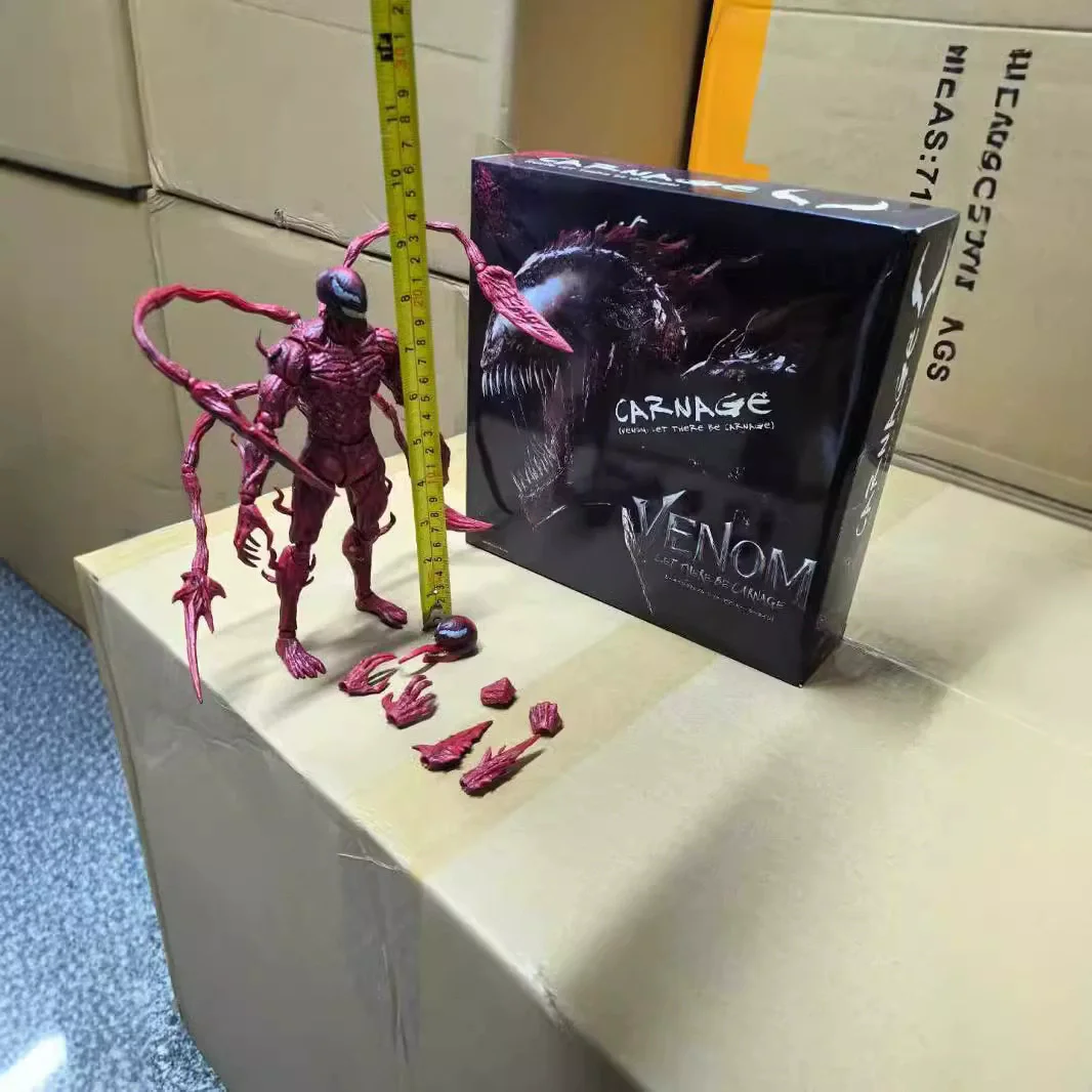 

20 см Shf Venom, экшн-фигурки, игрушки Ko Carnage, модель лошади, статуя, коллекционные украшения, кукла, рождественские подарки для детей