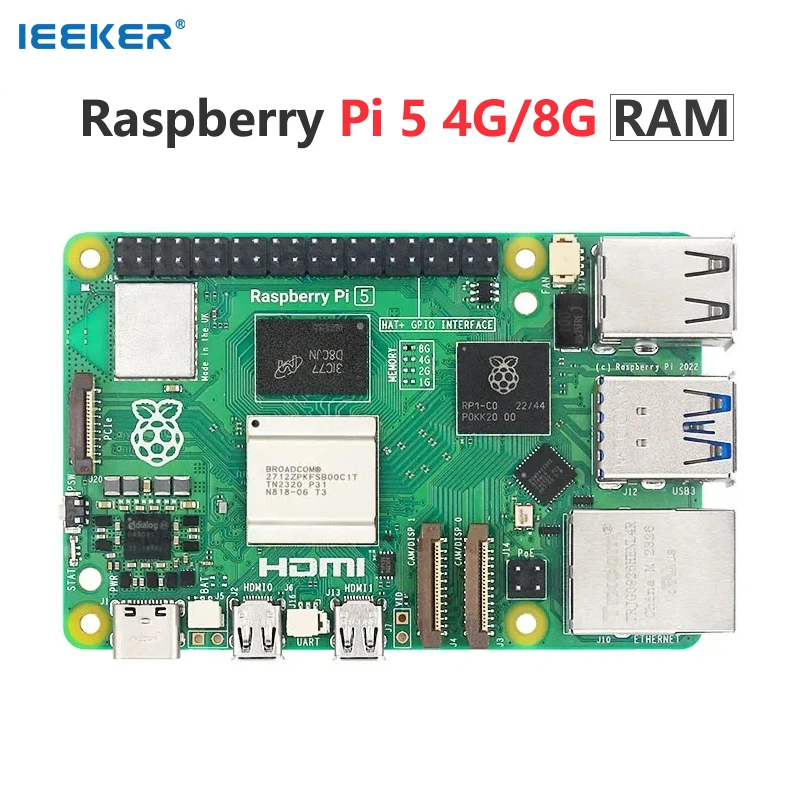 

Original Official Raspberry PI 5 Development Board 4G 8G RAM BCM2712 2.4GHz
