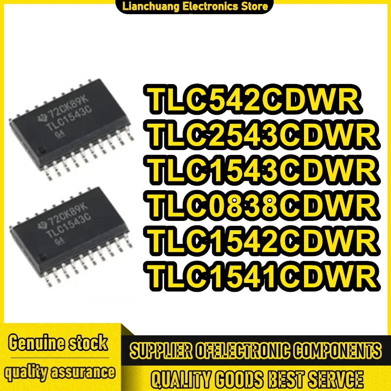 

TLC542CDWR TLC0838CDWR TLC1541CDWR TLC1542CDWR TLC1543CDWR TLC2543CDWR TLC IC Chip SOP-20 in stock
