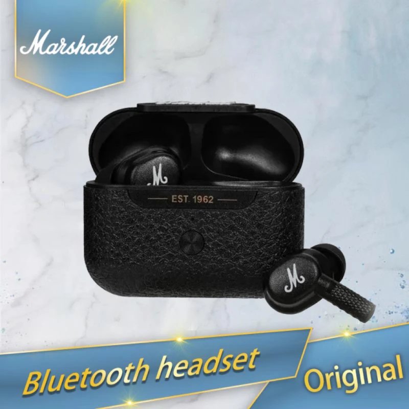 Беспроводные наушники Marshall MOTIF ANC, Bluetooth-наушники с активным шумоподавлением, гарнитура IPX5, водонепроницаемые наушники