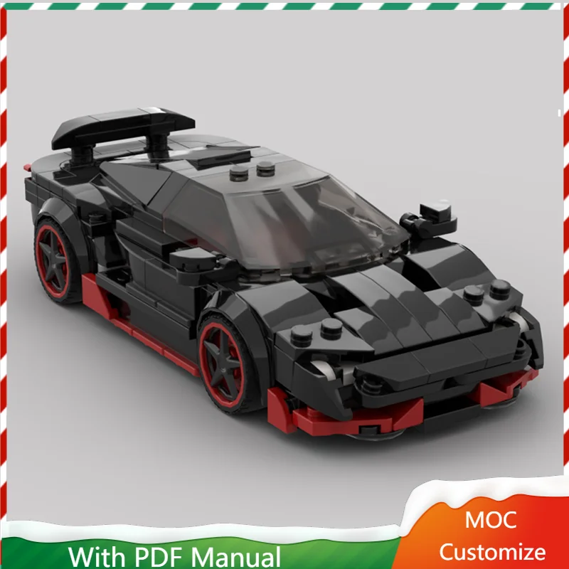 

330 PCS Moc Cool Technology Racing Supercar Model Building Blocks Speed Vehicle Bricks Toys Children Adults DIY Assembly Gifts