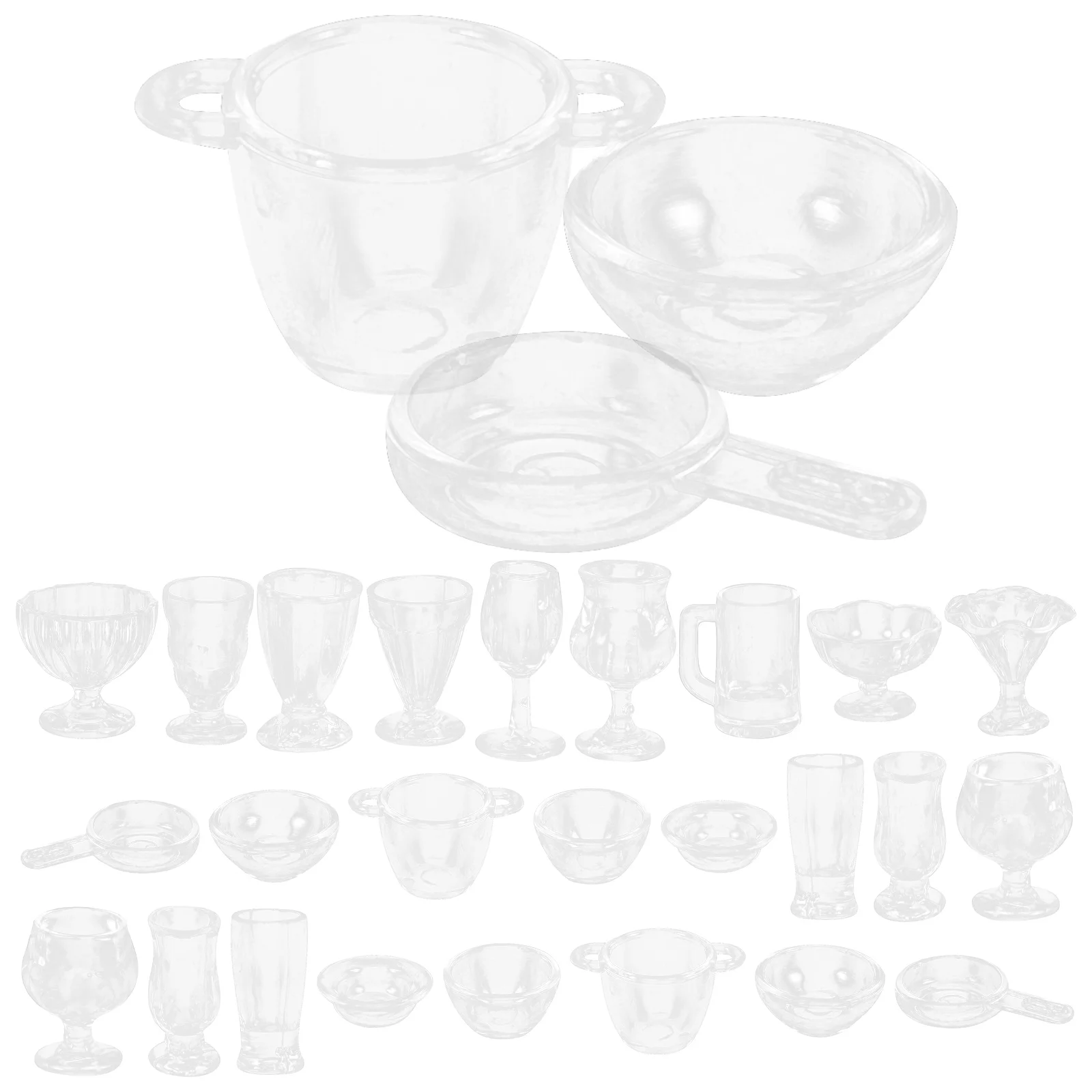 

House Ice Cream Cup Miniature Desserts Tableware Coffee Mugs Serving Decor Realistic Shape Non Fading Plastic Material