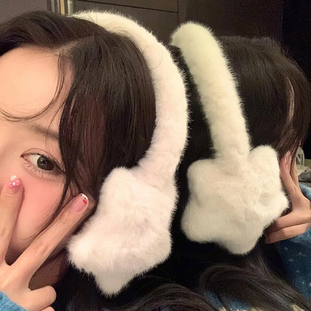 النساء الشتاء غطاء للأذنين طوي الأذن يفشل أنيق ستار تصميم المرأة الشتاء غطاء للأذنين يندبروف Coldproof لركوب الخيل ل اضافية #4