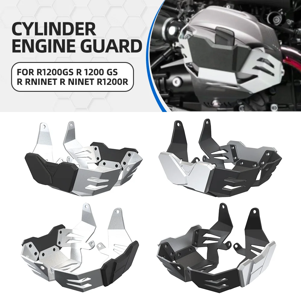Motorcycle Engine Guards Cylinder Head Protector Cover For BMW R1200GS R 1200 GS R RnineT R nineT R1200R Accessories Aluminium