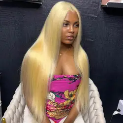 Blonde Straight Wigs Human Hair 613 Hd Lace Frontal Wig 13x6 High Density 30 Inch Colored 13x4 Lace Front Wig Brazilian Choice