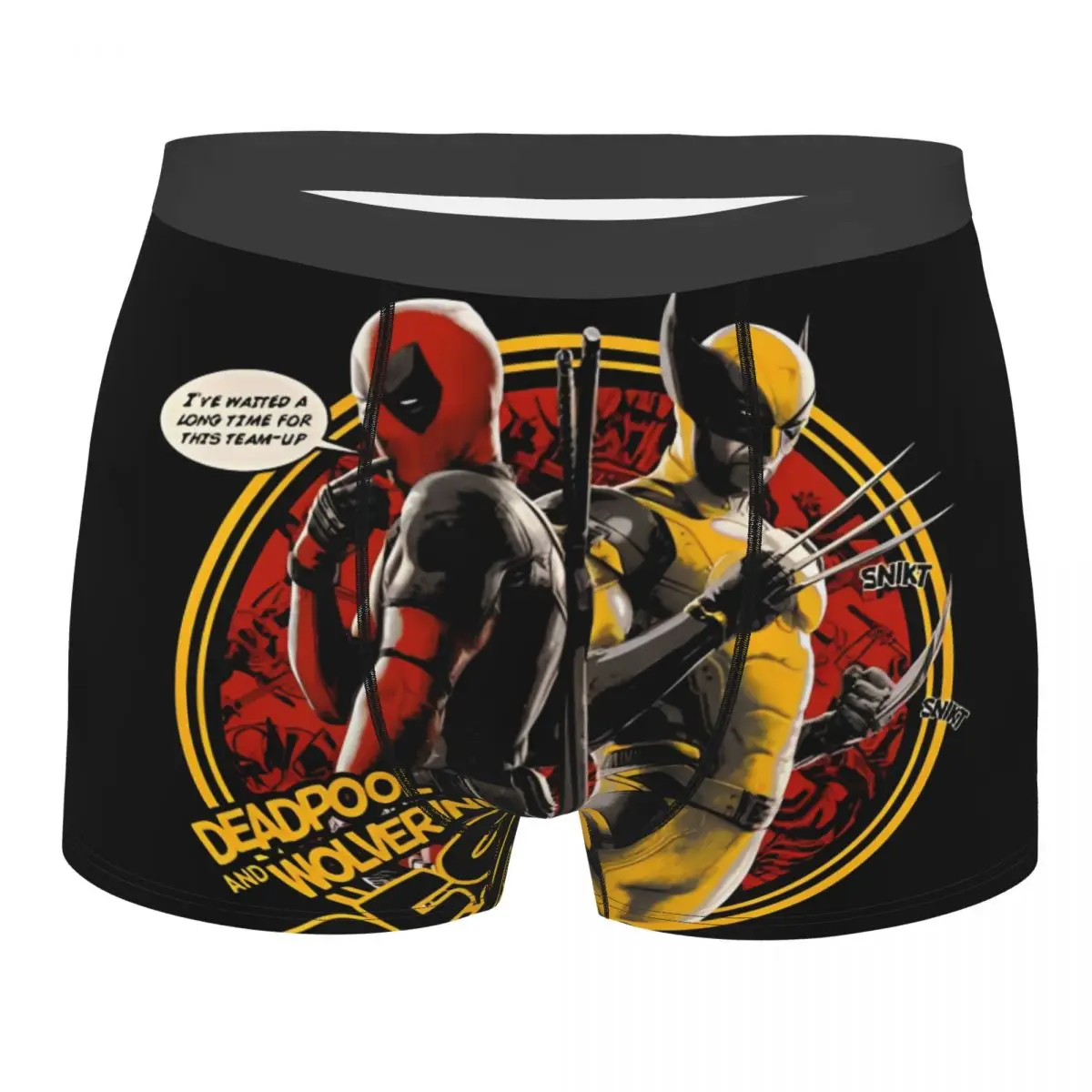 Deadpool & Wolverine Together Boxers Shorts New Gift Man Humorous Underwear Friendship Quilt Underpants Cozy Boxer Briefs Merch