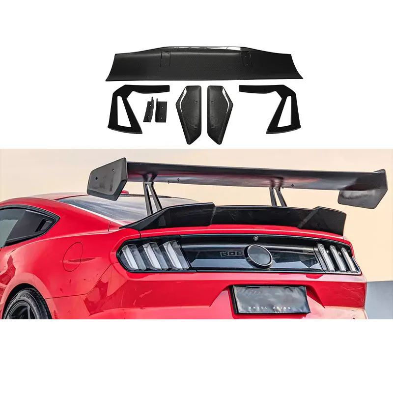 

For 2015-2023 Ford Mustang Rear Wing Mustang Upgrade GT Carbon Fibre Wing