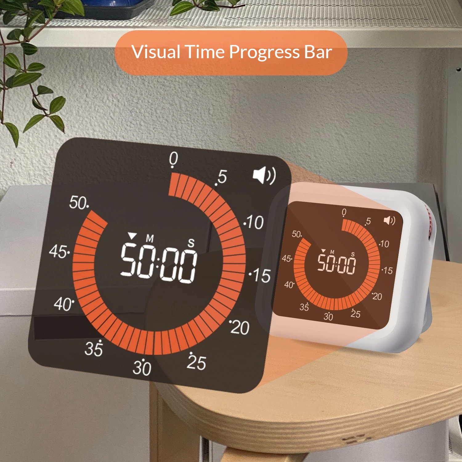 Electronic Countdown Timer for Student Learning Multifunctional Timing Reminder Time Control for Baking Fitness
