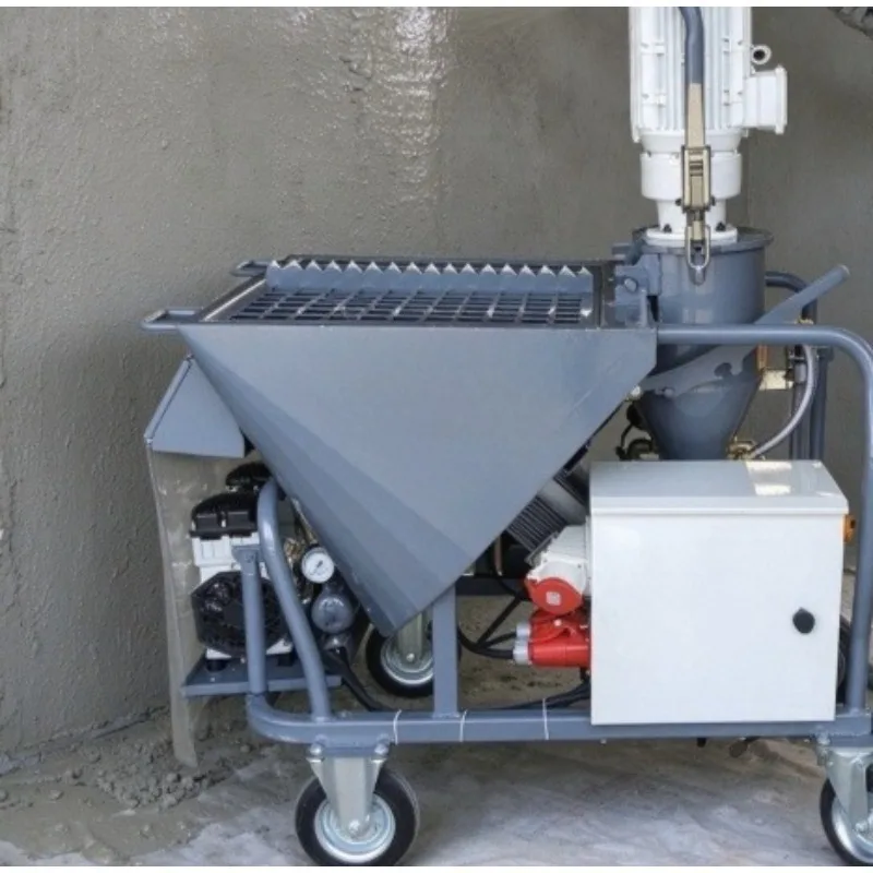 High Pressure and High Efficiency Cement Sprayer Automatic Gypsum Wall Plastering Machine