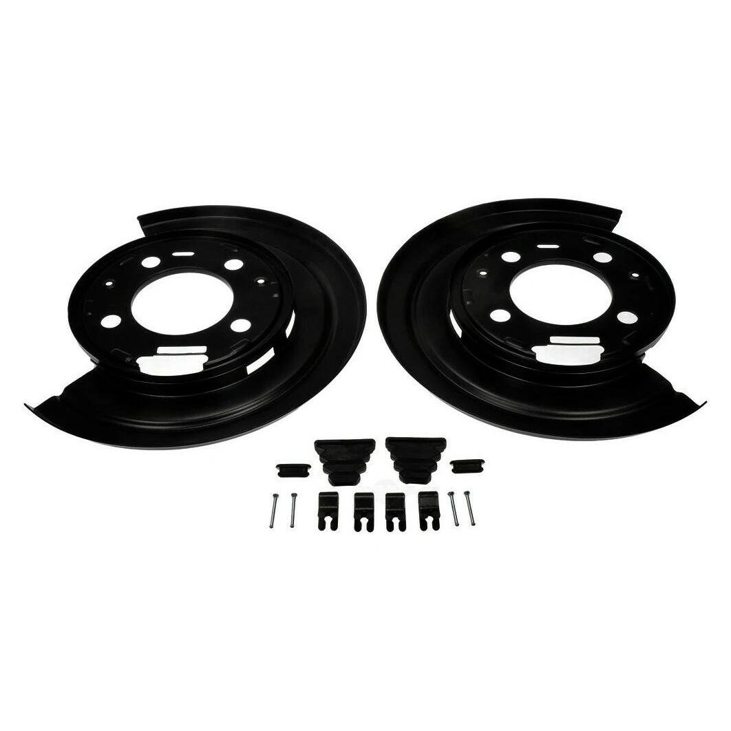 Brake Drum Backing Plate Pair Rear Brake Dust Shield Backing Plates for F250 Excursion 924-212