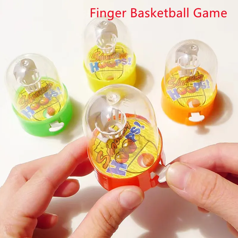 12PCS Mini Desktop Fingers Basketball Shooting Game Toys Kids Birthday Party Favors Supplies Pinata Filler Bag Christmas Present