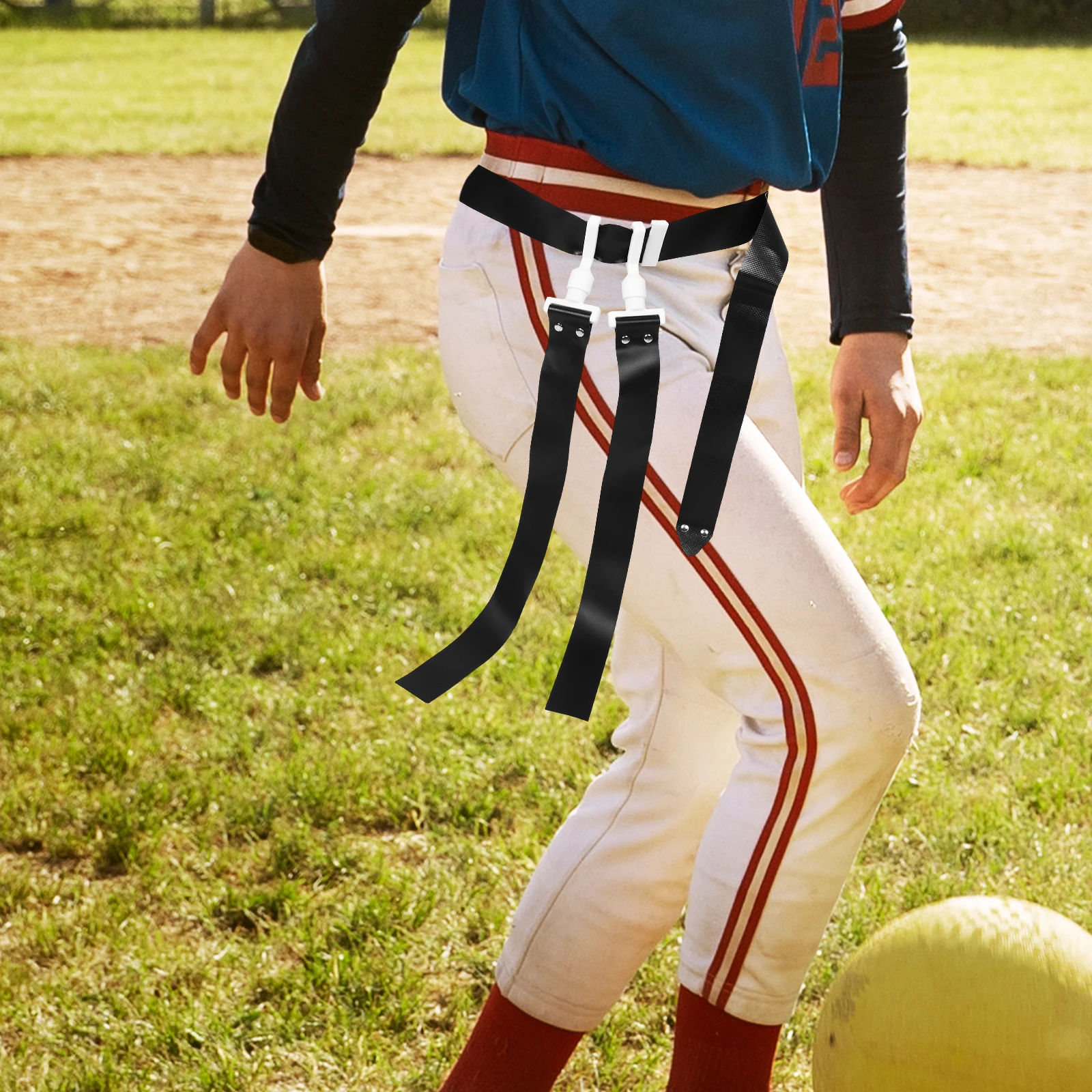 1 pçs conjunto de cintura de futebol ajustável cintos de rugby fivela segura durável cinto de treinamento esportivo para adolescentes ao ar livre campo dia reutilizável