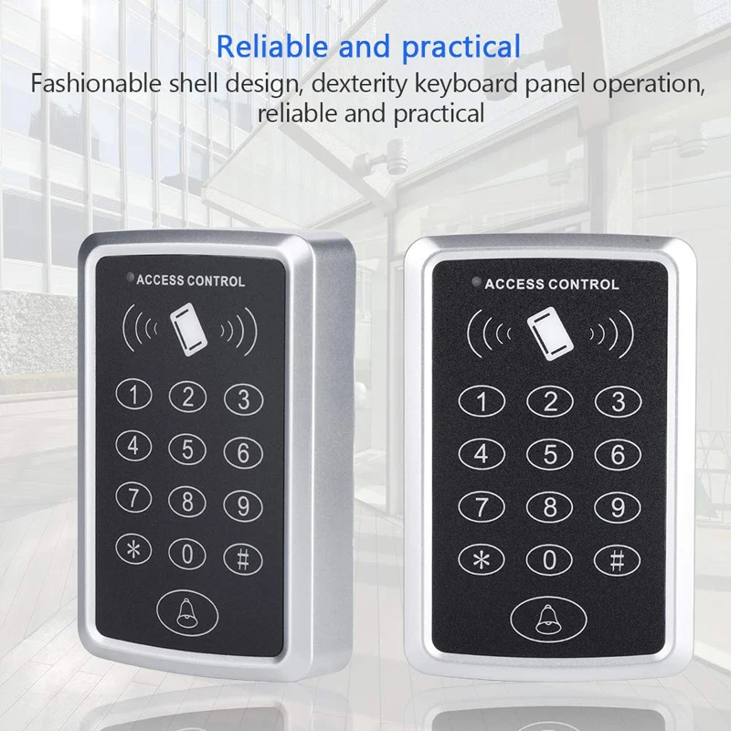 Standalone RFID Access Control Kits Keypad 125KHz Door Lock Controler Openner 1000User for Door Entry Security Protection System