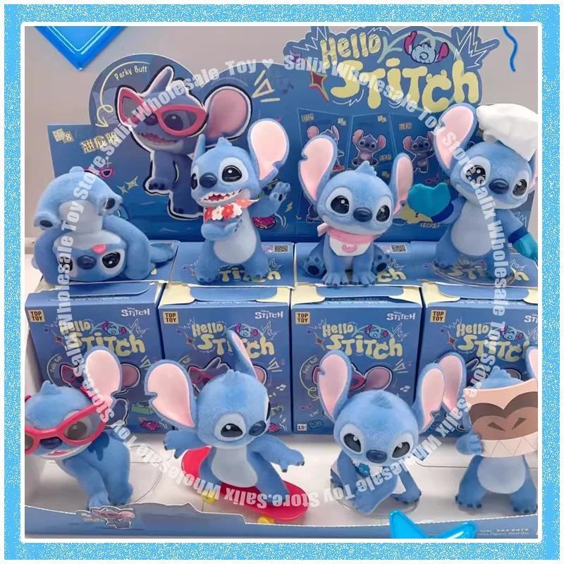 

Genuine Stitch Kawaii Stitch Wholesale Hello Stitch Series Kawaii Figures Ornament Birthday Gift For Kids Toy