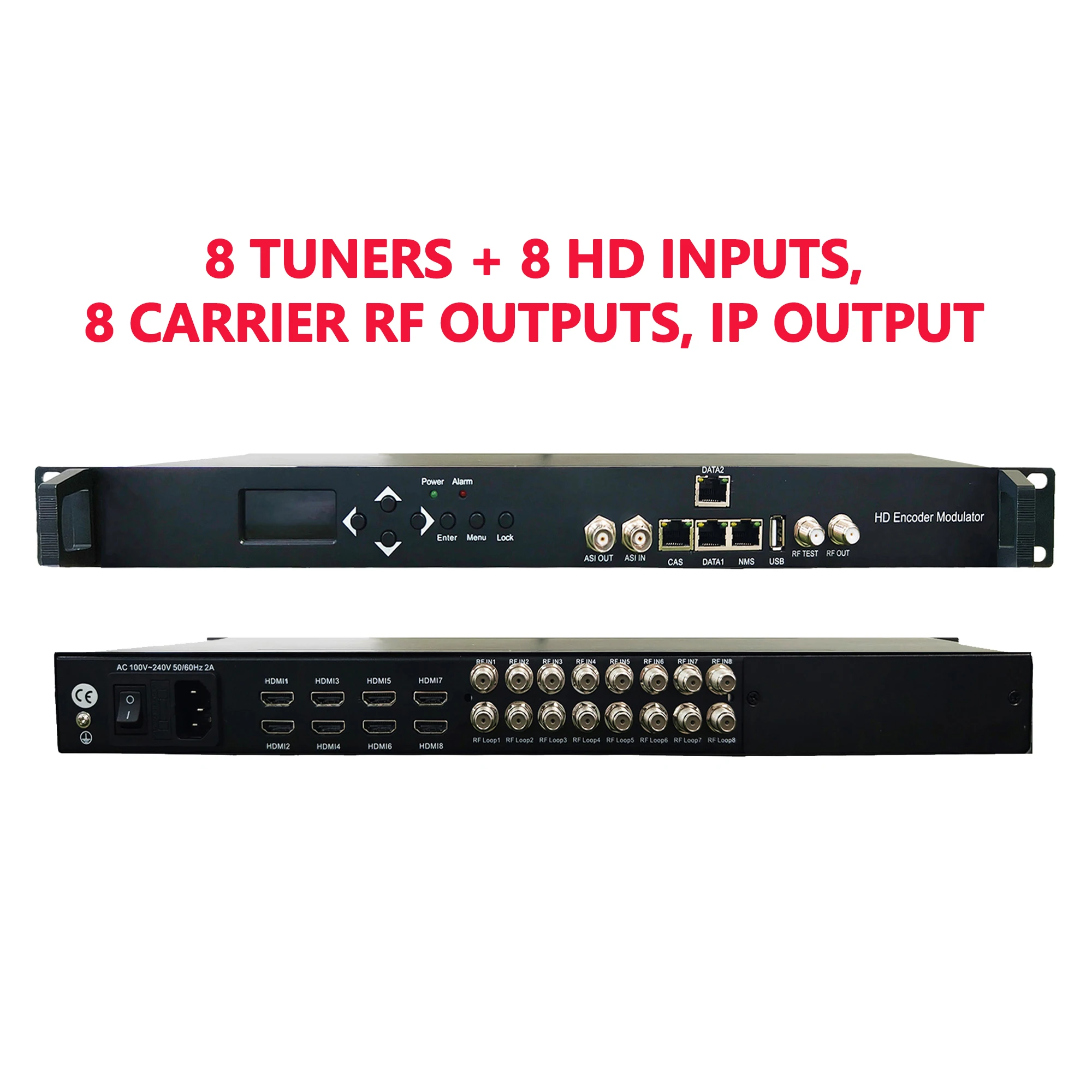 HD Encoder/Modulator, Tuner to RF/IP, IRD Receiver, HD to RF/IP, DVB-S2, ATSC, DVB-T2, ATSC, DVB-C