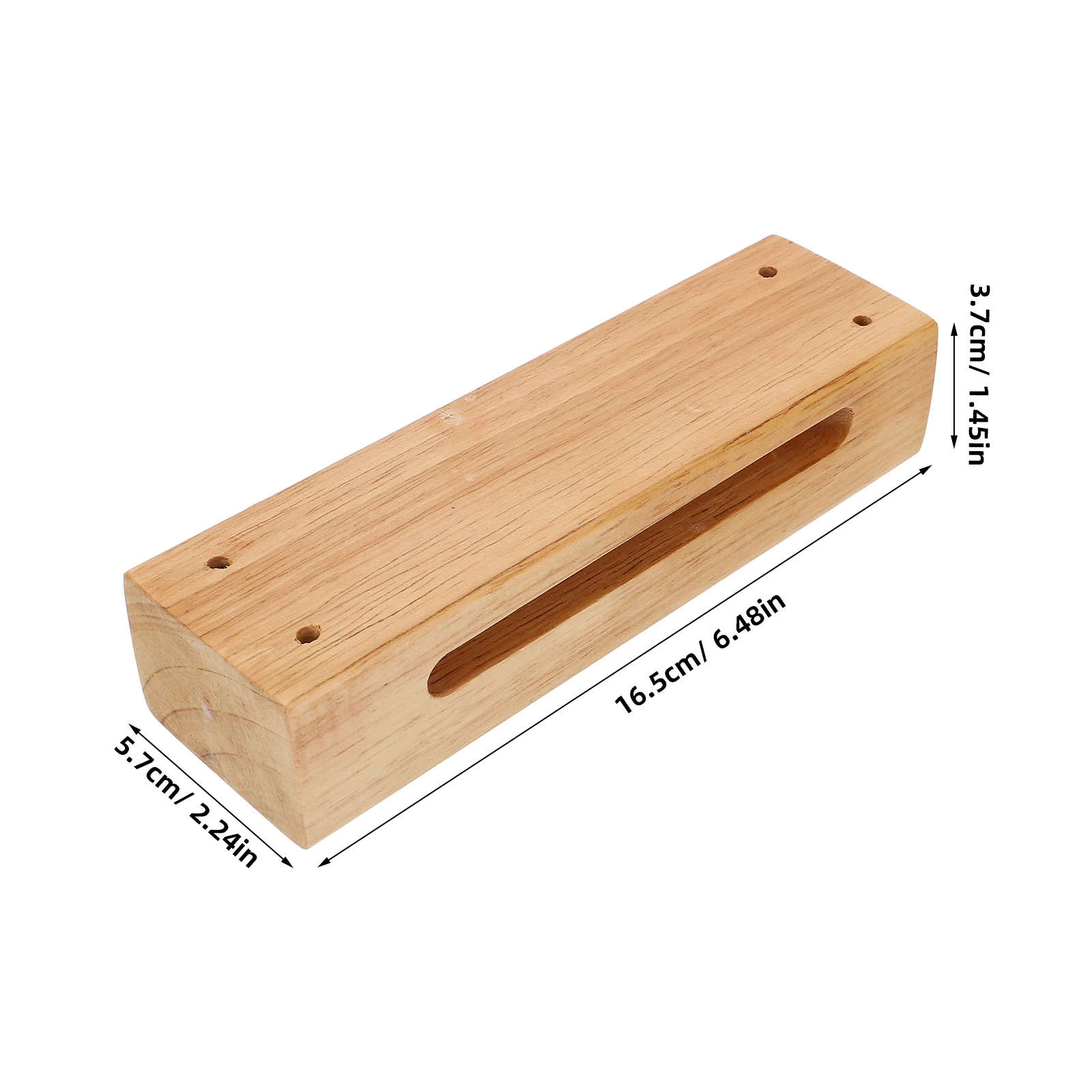 

Wooden Musical Percussion Instrument ff Clappers Woodblock Plaything Compact Size Lightweight Easy to Carry for Kids