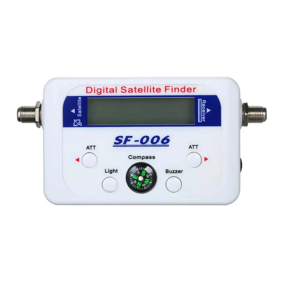 New SF-006 Digital Satellite Finder Satellite Signal Meter Mini Satellite Signal Finder Meter LCD Display Satfinder with Compas