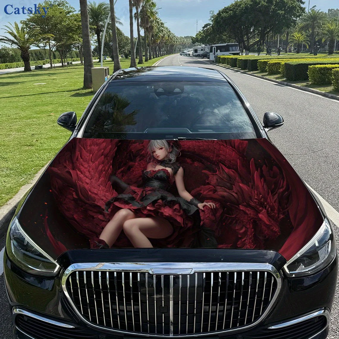 

Эпические аниме-девушки, наклейки на капот автомобиля, декоративные наклейки на чехлы автомобиля и виниловые обертки для легковых автомобилей, внедорожников и грузовиков. Самоклеящаяся, водоп