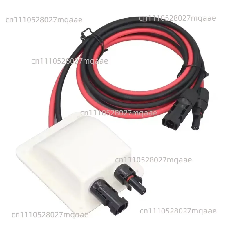Double Port Solar Cable Entry Box IP68 Waterproof for Campers Boats Roof Industrial Sturdy ABS Materials Panel Mounting